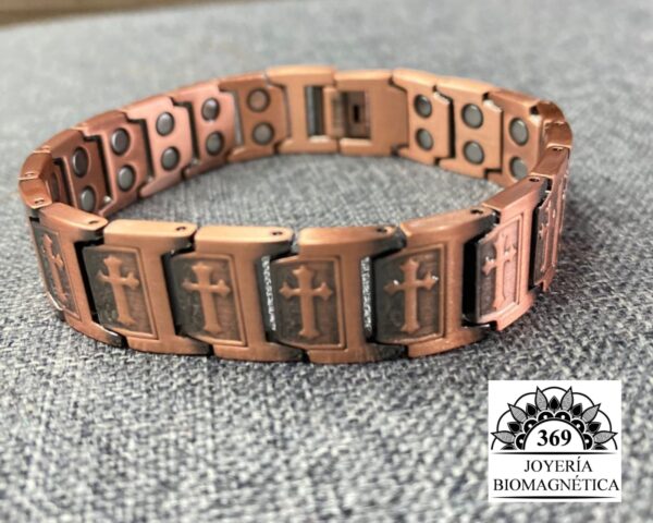 Pulsera de Cobre – Modelo Cruz