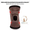 Rodillera de Compresión con Fibra de Cobre – Alivio y Soporte Articular